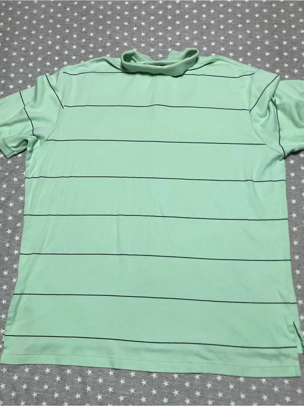 Polo by Ralph Lauren Polo Shitt Men’s. 2XL Mint Green Navy Strioed Big Pony